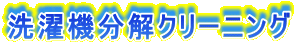 洗濯機分解クリーニング